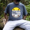 Popsicle Of Ballers Softball Baseball Dad Men's Comfort Colors T-Shirt Denim