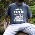Proud Dad Class Of 2025 Graduation Senior Baseball Dad Men's Comfort Colors T-Shirt Denim