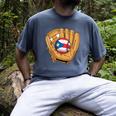 Puerto Rican Flag Baseball Player Boricua Pride Beisbol PR Men's Comfort Colors T-Shirt Denim Puerto Rican Flag Baseball Player Boricua Pride Beisbol PR Men's Comfort Colors T-Shirt Denim