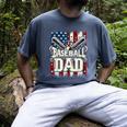 Retro American Flag Baseball Dad Father's Day Men's Comfort Colors T-Shirt Denim Retro American Flag Baseball Dad Father's Day Men's Comfort Colors T-Shirt Denim