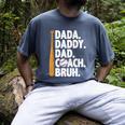 Retro Dada Daddy Dad Coach Bruh Baseball Dad Fathers Day Men Premium Men's Comfort Colors T-Shirt Denim Retro Dada Daddy Dad Coach Bruh Baseball Dad Fathers Day Men Premium Men's Comfort Colors T-Shirt Denim