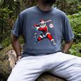 Santa Baseball Six Seven 6 7 Meme Christmas Men Boys Player Men's Comfort Colors T-Shirt Denim Santa Baseball Six Seven 6 7 Meme Christmas Men Boys Player Men's Comfort Colors T-Shirt Denim
