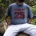 SENIOR BASEBALL DAD 2025 MAROON BASEBALL DAD SENIOR 25 4 Men's Comfort Colors T-Shirt Denim SENIOR BASEBALL DAD 2025 MAROON BASEBALL DAD SENIOR 25 4 Men's Comfort Colors T-Shirt Denim