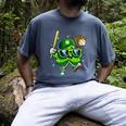 Shamrock Lucky Clover Baseball Patricks Day Family Matching Men's Comfort Colors T-Shirt Denim Shamrock Lucky Clover Baseball Patricks Day Family Matching Men's Comfort Colors T-Shirt Denim