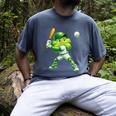 Shamrock Playing Baseball St Patricks Day Men Boys Kid Men's Comfort Colors T-Shirt Denim Shamrock Playing Baseball St Patricks Day Men Boys Kid Men's Comfort Colors T-Shirt Denim