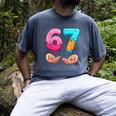 Six Seven 6-7 Baseball Ice Cream Drip 67 Meme Hands Men's Comfort Colors T-Shirt Denim Six Seven 6-7 Baseball Ice Cream Drip 67 Meme Hands Men's Comfort Colors T-Shirt Denim