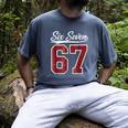 Six Seven Meme Boys Girls Kids 67 Baseball Jersey Men's Comfort Colors T-Shirt Denim