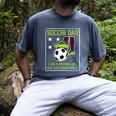 Soccer Dad Like A Baseball Dad But With Bigger Balls Men's Comfort Colors T-Shirt Denim Soccer Dad Like A Baseball Dad But With Bigger Balls Men's Comfort Colors T-Shirt Denim