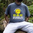 Softball Dad Like A Baseball Dad Softball Father's Day Men's Comfort Colors T-Shirt Denim Softball Dad Like A Baseball Dad Softball Father's Day Men's Comfort Colors T-Shirt Denim