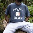 Sorry I Can't It's Volleyball Baseball Season Mom Of Both Men's Comfort Colors T-Shirt Denim Sorry I Can't It's Volleyball Baseball Season Mom Of Both Men's Comfort Colors T-Shirt Denim