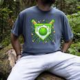 St Patrick Day Baseball Drip Ice Cream Boys Men Men's Comfort Colors T-Shirt Denim