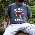 Stealing Hearts & Bases Valentine’s Day Baseball Love Men's Comfort Colors T-Shirt Denim Stealing Hearts & Bases Valentine’s Day Baseball Love Men's Comfort Colors T-Shirt Denim