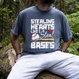 Stealing Hearts Like I Steal Bases Baseball Valentines Men's Comfort Colors T-Shirt Denim Stealing Hearts Like I Steal Bases Baseball Valentines Men's Comfort Colors T-Shirt Denim