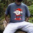 Valentine Baseball Heart Sports Men Boys Kid Men's Comfort Colors T-Shirt Denim