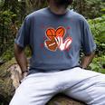 Valentines Baseball Basketball Football Heart Boy Men Men's Comfort Colors T-Shirt Denim Valentines Baseball Basketball Football Heart Boy Men Men's Comfort Colors T-Shirt Denim