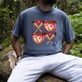 Valentines Day Drip Heart Baseball XOXO Boys Kids Men Sport Men's Comfort Colors T-Shirt Denim Valentines Day Drip Heart Baseball XOXO Boys Kids Men Sport Men's Comfort Colors T-Shirt Denim
