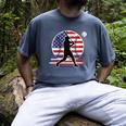 Women's Batter Patriotic American Flag Baseball Silks Men's Comfort Colors T-Shirt Denim Women's Batter Patriotic American Flag Baseball Silks Men's Comfort Colors T-Shirt Denim