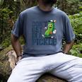 Youth Baseball Catcher Humor Don’t Get In A Pickle Men's Comfort Colors T-Shirt Denim