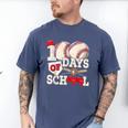 100 Days Of School Baseball 100th Day Of School Kids Teacher Men's Comfort Colors T-Shirt Blue Jean 100 Days Of School Baseball 100th Day Of School Kids Teacher Men's Comfort Colors T-Shirt Blue Jean