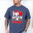 100 Days Of School Baseball Boys Kids Students Men's Comfort Colors T-Shirt Blue Jean 100 Days Of School Baseball Boys Kids Students Men's Comfort Colors T-Shirt Blue Jean