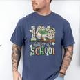 100 Days Of School Baseball Camo Men Boy Kid Men's Comfort Colors T-Shirt Blue Jean