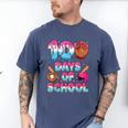 100 Days Of School Baseball Donut Dripping Teacher Boys Kids Men's Comfort Colors T-Shirt Blue Jean 100 Days Of School Baseball Donut Dripping Teacher Boys Kids Men's Comfort Colors T-Shirt Blue Jean