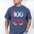 100 Days Of School Baseball Drip Bat 100th Day Of School Boy Men's Comfort Colors T-Shirt Blue Jean 100 Days Of School Baseball Drip Bat 100th Day Of School Boy Men's Comfort Colors T-Shirt Blue Jean