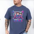 100 Days Of School Baseball Drip Boys For Men Kids Men's Comfort Colors T-Shirt Blue Jean