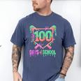 100 Days Of School Baseball Ice Cream Drip 100th Day Player Men's Comfort Colors T-Shirt Blue Jean 100 Days Of School Baseball Ice Cream Drip 100th Day Player Men's Comfort Colors T-Shirt Blue Jean