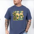 100 Days Of School Baseball I Just Hit 100 Days Boy COUNSELO Men's Comfort Colors T-Shirt Blue Jean