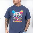 100 Days Of School Ice Cream Baseball Player For Kids Boys Men's Comfort Colors T-Shirt Blue Jean