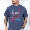 100 Days Of School Ice Cream Drip Baseball 100 Days Smarter Men's Comfort Colors T-Shirt Blue Jean 100 Days Of School Ice Cream Drip Baseball 100 Days Smarter Men's Comfort Colors T-Shirt Blue Jean