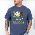 100 Days Of School Teacher Camo Baseball Boys Toddler Kids Men's Comfort Colors T-Shirt Blue Jean