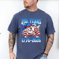 250 Years 1776 2026 250th Baseball American Flag 4th Of July Men's Comfort Colors T-Shirt Blue Jean