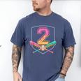 2nd Birthday Baseball Bat Ice-Cream Drip 2yrs Old Boys Kids Men's Comfort Colors T-Shirt Blue Jean 2nd Birthday Baseball Bat Ice-Cream Drip 2yrs Old Boys Kids Men's Comfort Colors T-Shirt Blue Jean