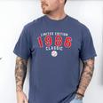 40 Year Old 1986 Classic Baseball 40th Birthday Men's Comfort Colors T-Shirt Blue Jean