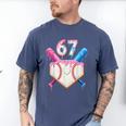 6 7 Baseball Dripping Six Seven Gen Alpha Slang Men's Comfort Colors T-Shirt Blue Jean 6 7 Baseball Dripping Six Seven Gen Alpha Slang Men's Comfort Colors T-Shirt Blue Jean