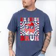 6 7 Bruh Six Seven Valentine Heart Baseball Men's Comfort Colors T-Shirt Blue Jean