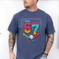 I Was 6 Now Im 7 Ice Cream Drip Baseball For Men Women Kids Men's Comfort Colors T-Shirt Blue Jean