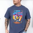 I Was 6 Now I'm 7 Baseball Birthday Boy For Teens Kids Men's Comfort Colors T-Shirt Blue Jean