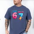 I Was 6 Now I'm 7 Birthday Baseball Drip For Boys Kid Men's Comfort Colors T-Shirt Blue Jean I Was 6 Now I'm 7 Birthday Baseball Drip For Boys Kid Men's Comfort Colors T-Shirt Blue Jean