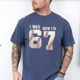 I Was 6 Now I'm 7 Year Old Birthday 67 Meme Baseball Bday Men's Comfort Colors T-Shirt Blue Jean