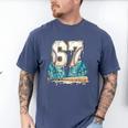 67 Baseball Drip Boys Youth Kids 6-7 Ice Cream Dripping 6 7 Men's Comfort Colors T-Shirt Blue Jean