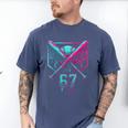 67 Baseball Drip Six Seven Gen Alpha Slag Men's Comfort Colors T-Shirt Blue Jean
