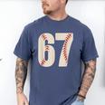 67 Baseball Six Seven 6 7 Meme 67 Men's Comfort Colors T-Shirt Blue Jean 67 Baseball Six Seven 6 7 Meme 67 Men's Comfort Colors T-Shirt Blue Jean