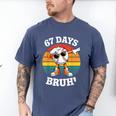 67 Days Of School Bruh Teacher Kids Dabbing Baseball Men's Comfort Colors T-Shirt Blue Jean 67 Days Of School Bruh Teacher Kids Dabbing Baseball Men's Comfort Colors T-Shirt Blue Jean