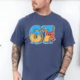67 Ice Cream Drip Six Seven Baseball Drip 67 Boys Meme Men's Comfort Colors T-Shirt Blue Jean