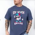 67 Meme Six Seven Baseball Ice Cream Drip Girls Boys Premium Tri-Blend Men's Comfort Colors T-Shirt Blue Jean