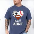 Ball Aunt Heart Football Baseball Hockey Game Day Men's Comfort Colors T-Shirt Blue Jean Ball Aunt Heart Football Baseball Hockey Game Day Men's Comfort Colors T-Shirt Blue Jean