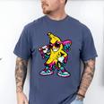 Banana Baseball Drip Men's Comfort Colors T-Shirt Blue Jean